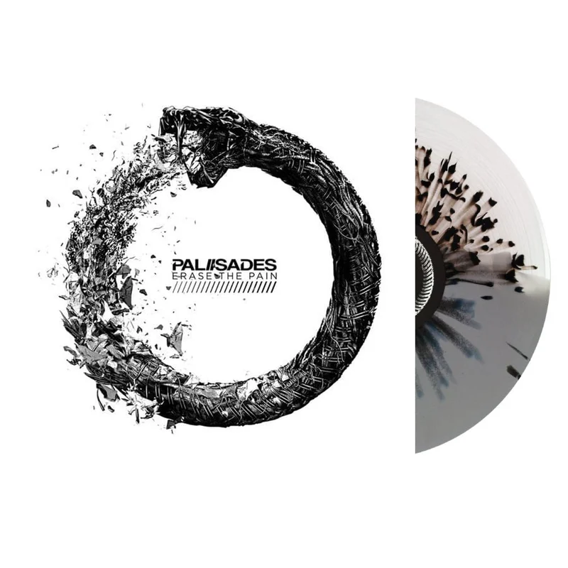 Erase The Pain Clear/ Grey W/ Black Splatter