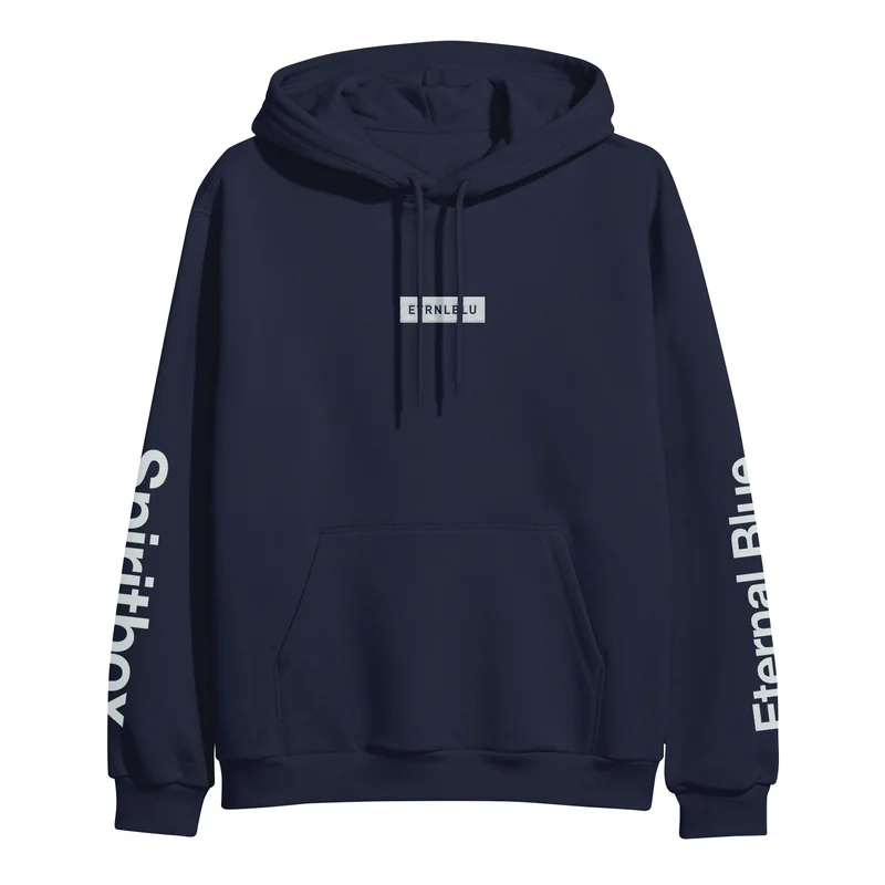 Eternal Embroidered Navy Pullover