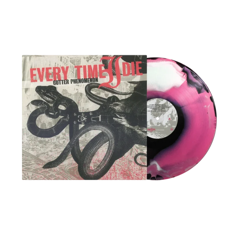 EVERY TIME I DIE 'GUTTER PHENOMENON' LP (Hot Pink & White & Black Vinyl)