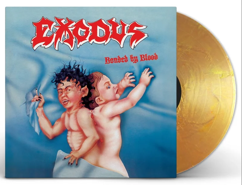 EXODUS BONDED BY BLOOD 40TH ANNIVERSARY EDITION LP (Limited Edition  Only 500 made, Rust Alloy Vinyl)
