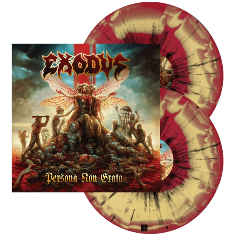 EXODUS 'PERSONA NON GRATA' 2LP (Red Mustard Swirl & Black Splatter Vinyl)