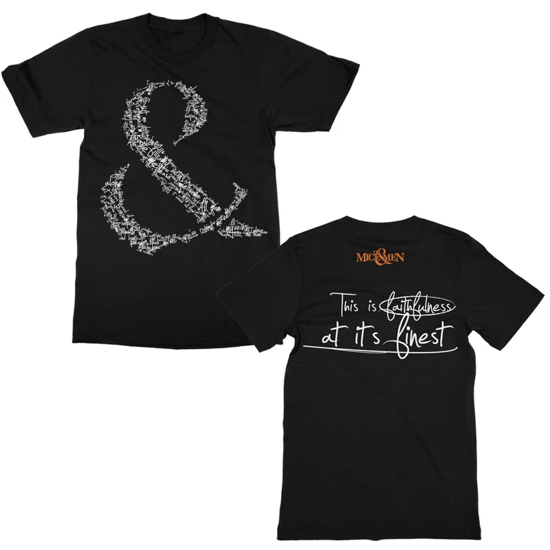 Faithfulness Black T-Shirt