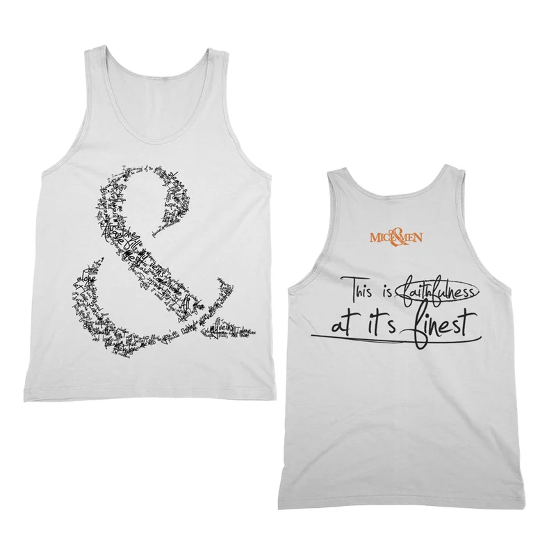 Faithfulness White Tank Top
