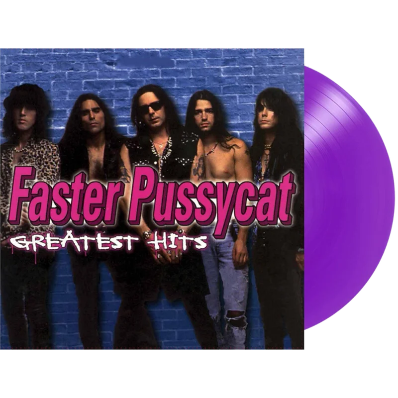 FASTER PUSSYCAT 'GREATEST HITS' ANNIVERSARY EDITION LP (Purple Vinyl)