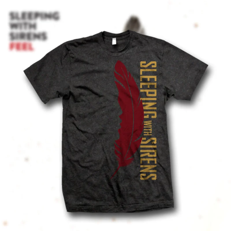 Feather Charcoal Grey T-Shirt