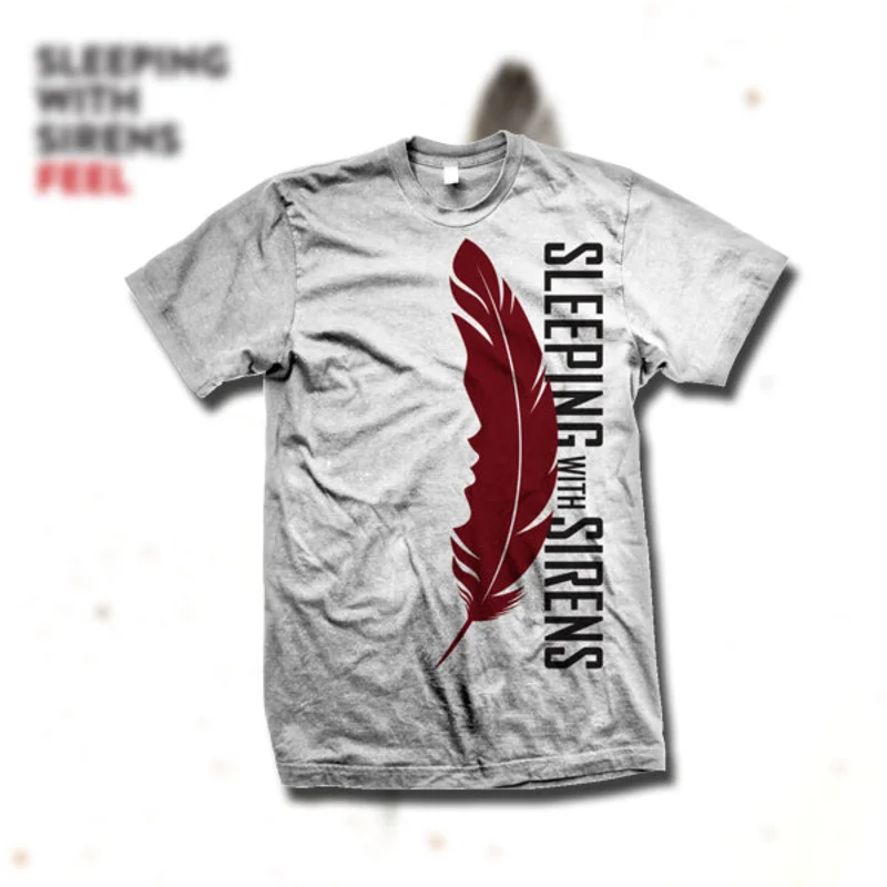 Feather White T-Shirt