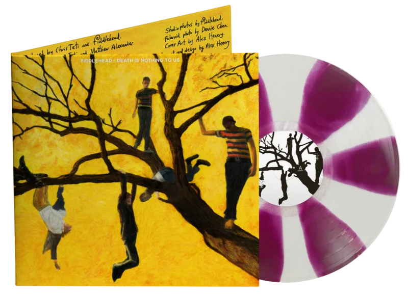 FIDDLEHEAD DEATH IS NOTHING TO US LP (Limited Edition  Only 500 Made, Clear & Violet Pinwheel Vinyl)
