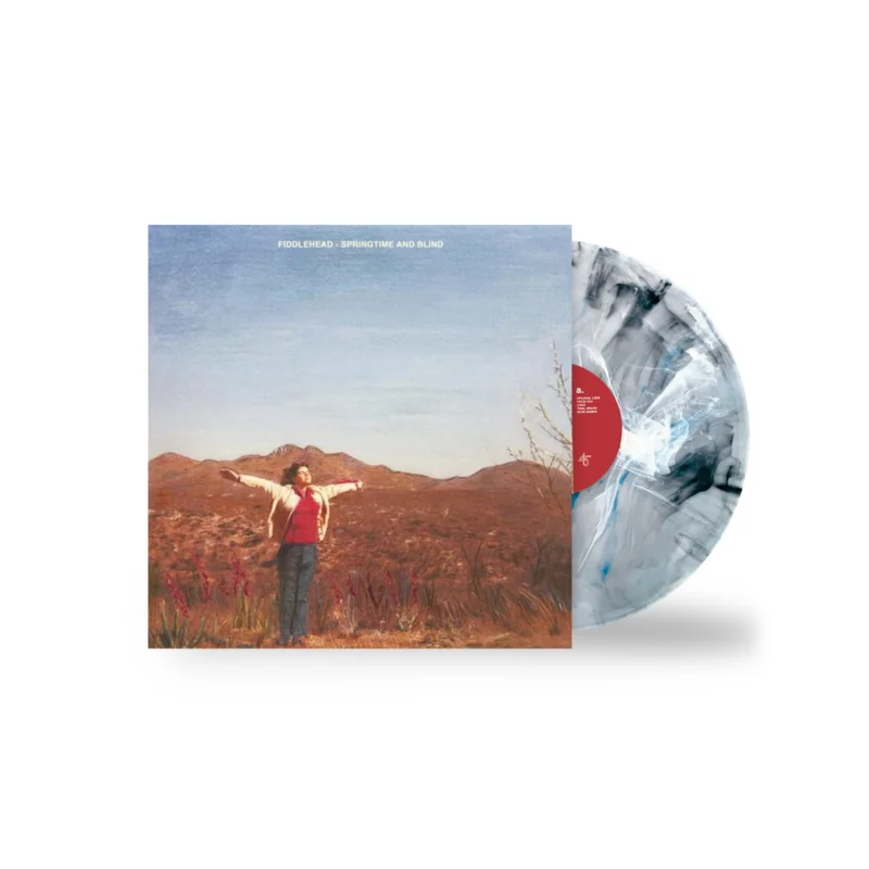 FIDDLEHEAD SPRINGTIME AND BLIND LP (Furnace Fest Exclusive  Only 500 made, Clear w/ Blue, Black, and White Marble Vinyl)