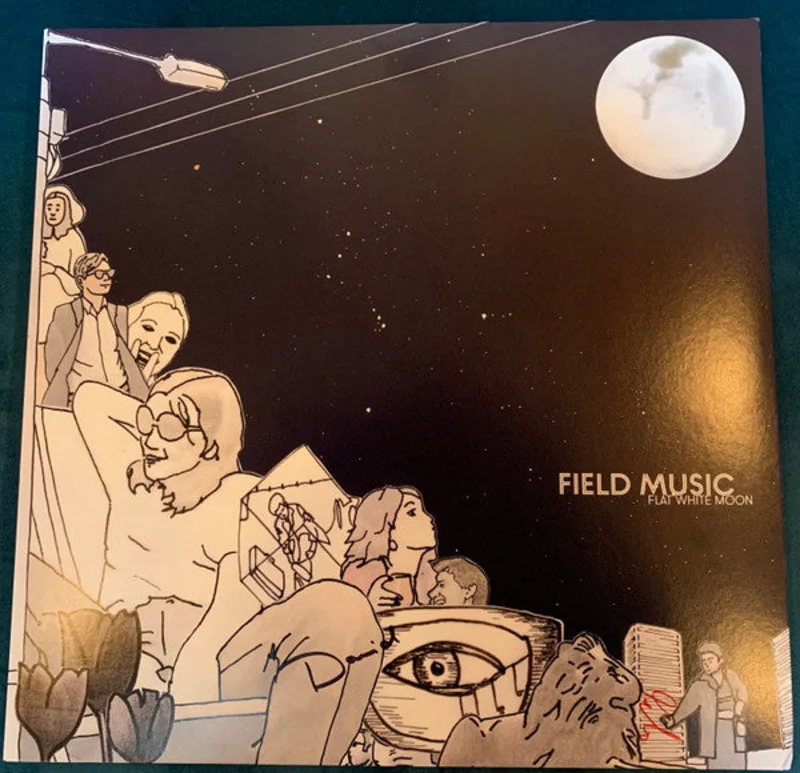 Field Music - Flat White Moon (LP, Album, Bla) (Mint (M))