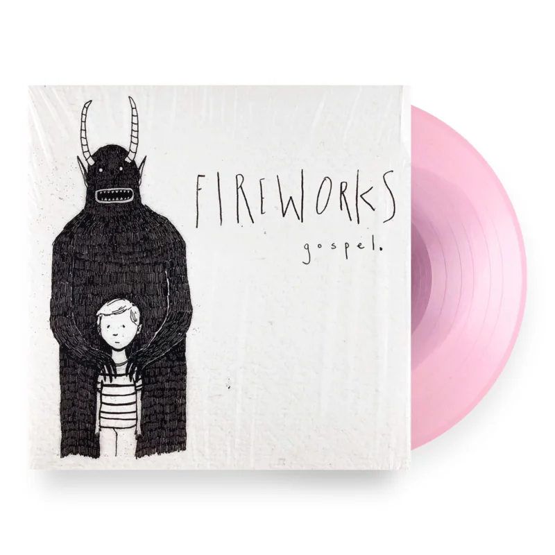 FIREWORKS GOSPEL LP (Limited Edition  Only 350 Made, Pink w/ Red Blob Vinyl)