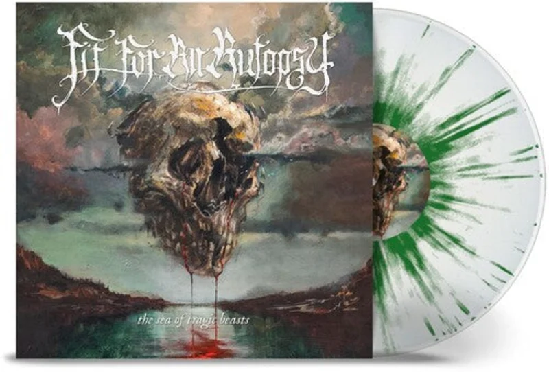 FIT FOR AN AUTOPSY 'SEA OF TRAGIC BEASTS' LP (White Green Splatter Vinyl)