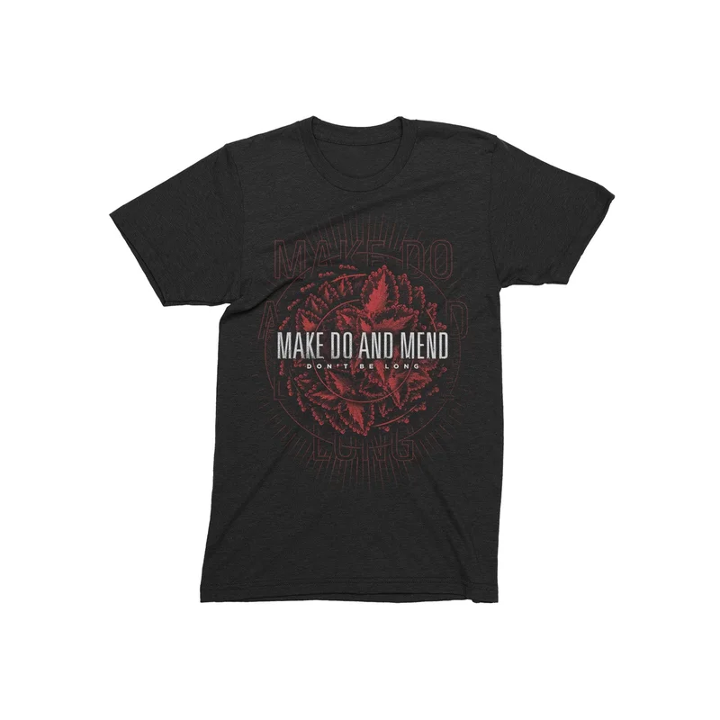 Floral Tri-Black T-Shirt