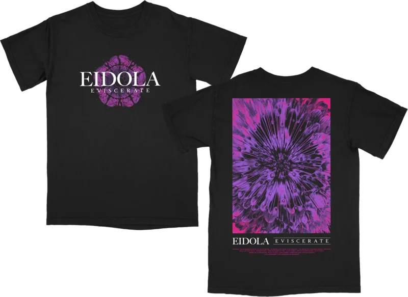 Flower Hypno Black T-Shirt