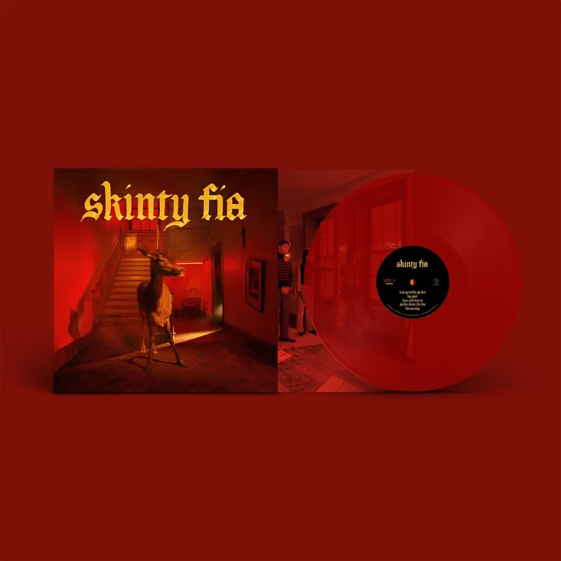 FONTAINES DC 'SKINTY FIA' LIMITED TRANSPARENT RED VINYL LP  ONLY 750 MADE