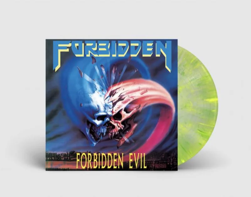 FORBIDDEN FORBIDDEN EVIL LP (Limited Edition  Only 250 Made, Clear w/ Spring Green & Canary Yellow Splatter Vinyl)