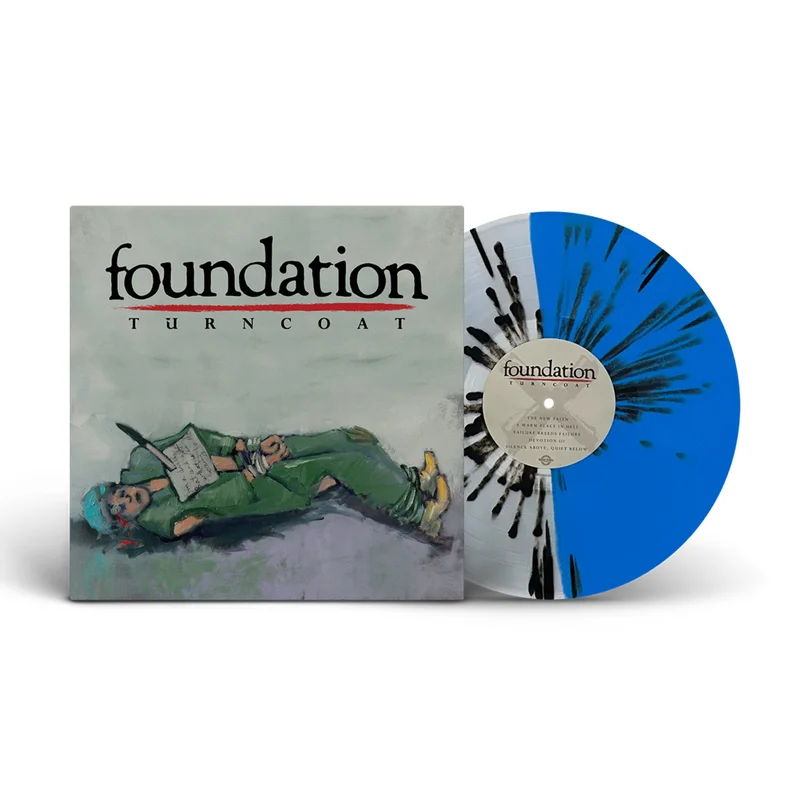 FOUNDATION 'TURNCOAT' LP (Cyan / Clear w/ Black Splatter Vinyl)
