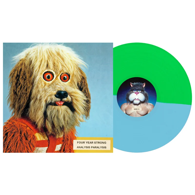 FOUR YEAR STRONG ANALYSIS PARALYSIS LP (Limited Edition  Only 250 Made, Half Neon Green/Half Baby Blue Vinyl)