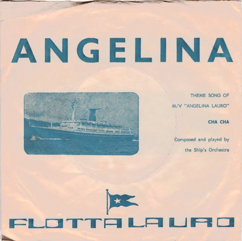 Frank Dany And His Accordion / The Ship's Orchestra - Angelina / Funiculi' Funicula' (7") (Very Good (VG))