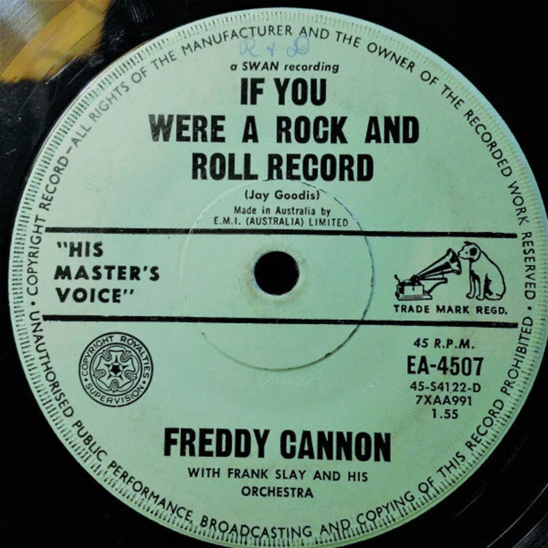 Freddy Cannon - If You Were A Rock And Roll Record / The Truth, Ruth (7", Single) (Very Good (VG))