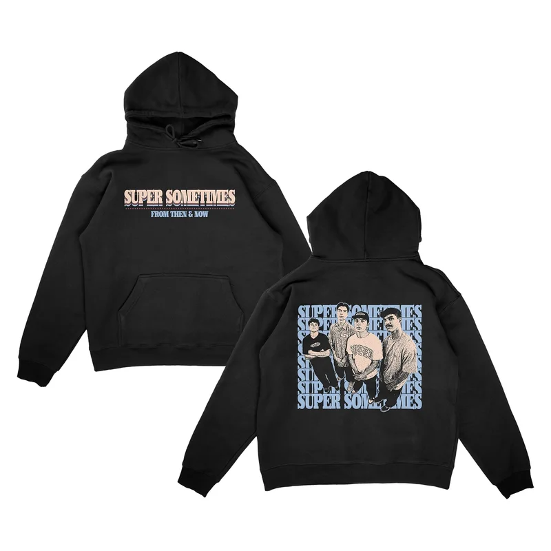 From Then & Now Black - Pullover