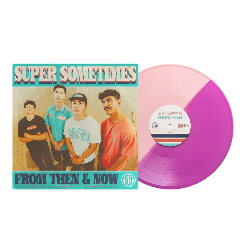 From Then & Now - Half Baby Pink/Half Violet LP