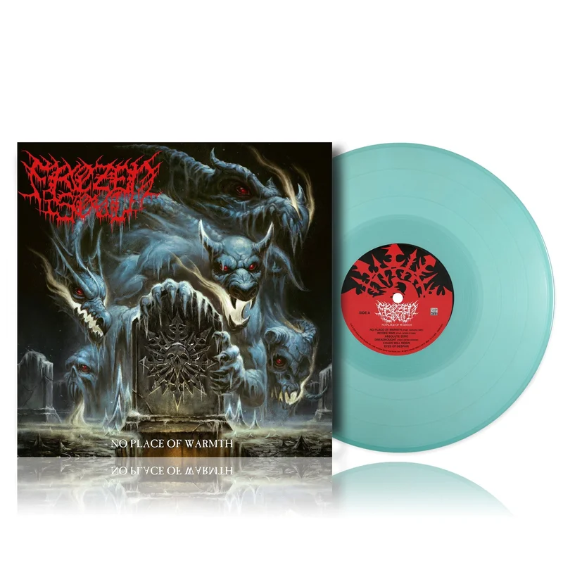 FROZEN SOUL 'NO PLACE OF WARMTH' LP (Translucent Light Blue Vinyl)