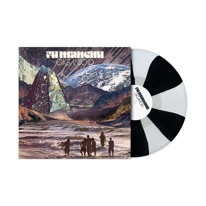 FU MANCHU GIGANTOID LP (Limited Edition  Only 125 Made, Clear & Black Cornetto Vinyl)