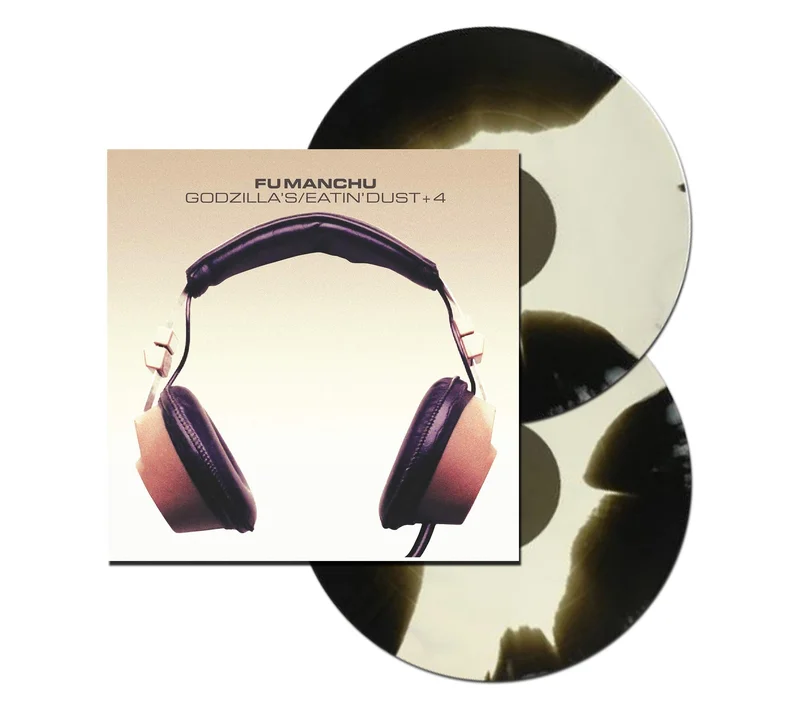 FU MANCHU GODZILLA'S/EATIN' DUST + 4 AT THE DOJO LIMITED-EDITION 2LP BLACK & WHITE MARBLE  ONLY 500 MADE