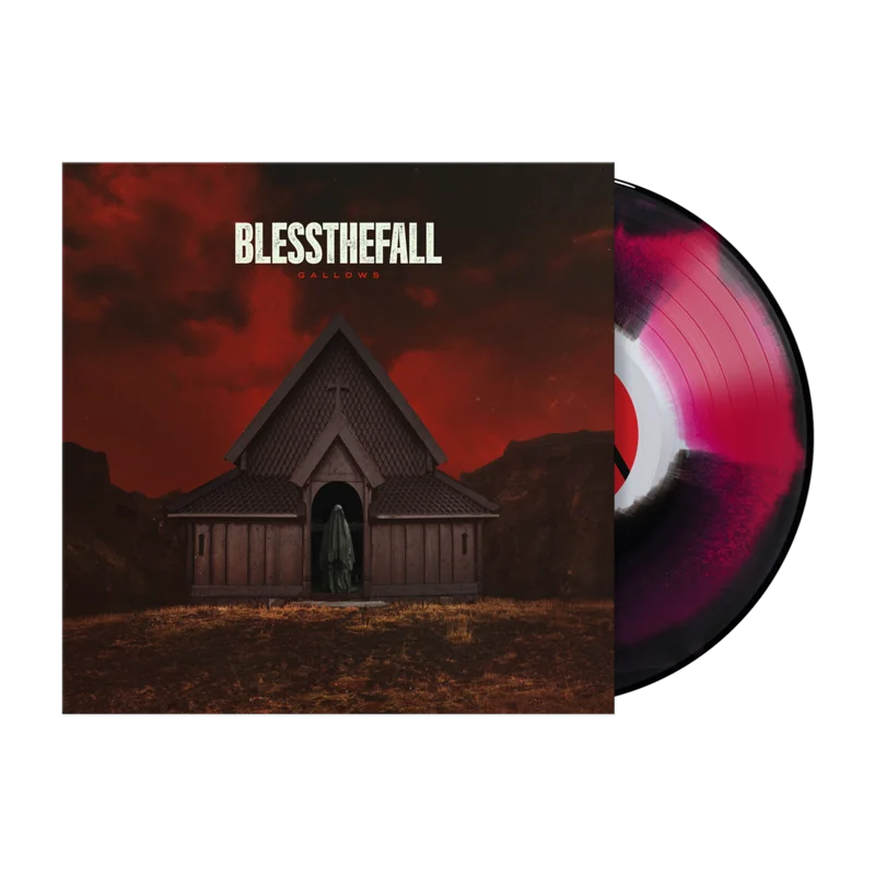 GALLOWS Red, Black, & White Smush Vinyl LP