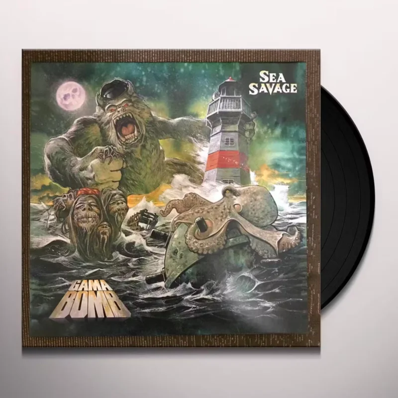 GAMA BOMB SEA SAVAGE LP (Black and White Vinyl)