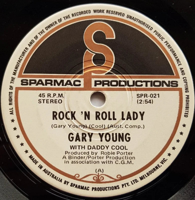Gary Young  - Rock 'N Roll Lady (7", Single) (Very Good Plus (VG+))