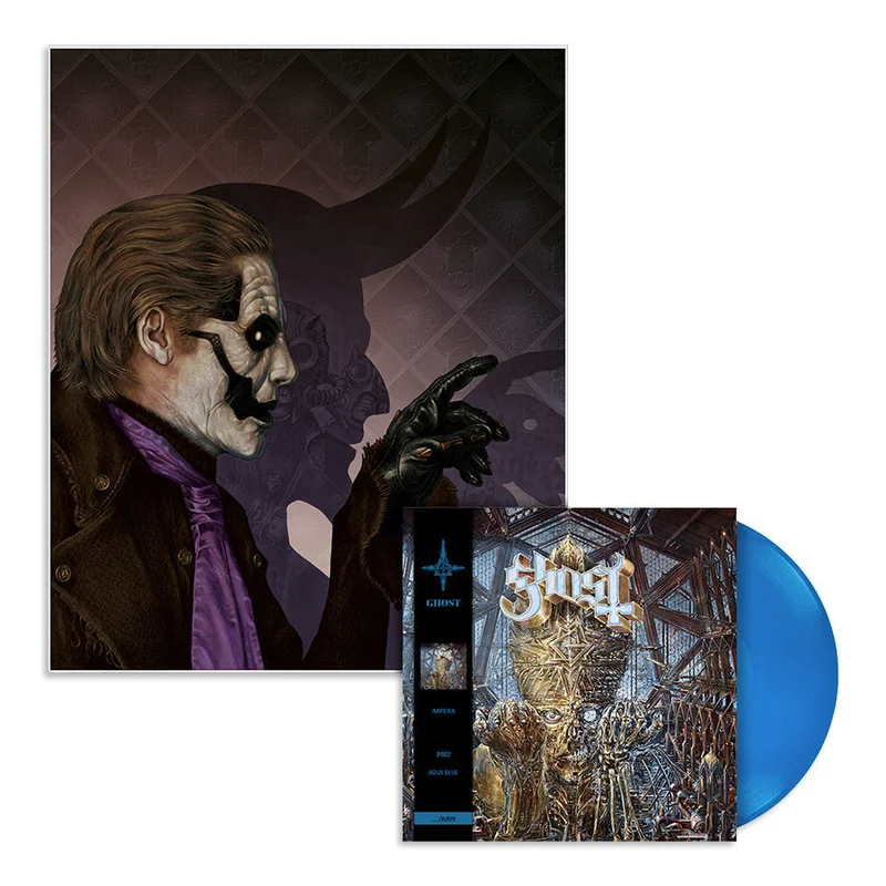 GHOST IMPERA  AQUA BLUE LP + LIMITED EDITION PRINT