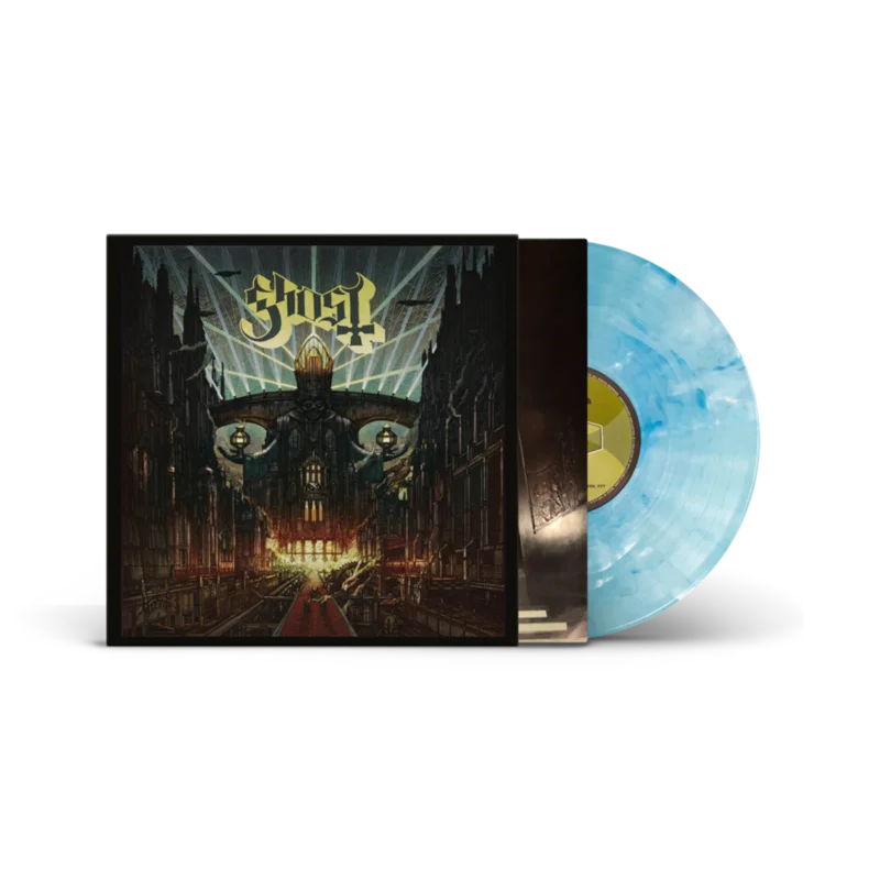 GHOST MELIORA LIMITED-EDITION WHITE WITH BLUE SWIRLS VINYL ONLY 1000 MADE