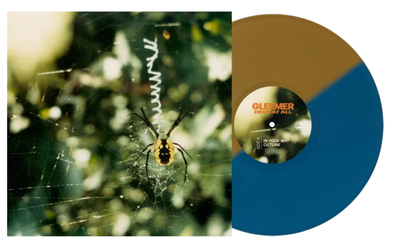 GLEEMER HERE AT ALL LP (Limited Edition  Only 200 made, Half Blue / Half Gold Vinyl)