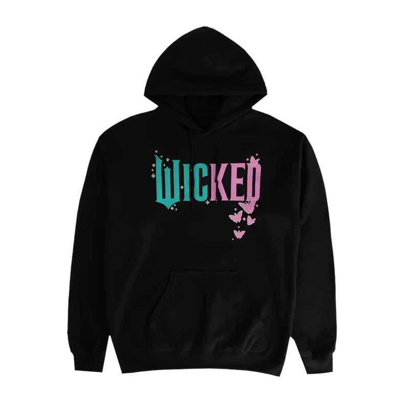 Glinda & Elphaba Logo Split Juniors Hoodie