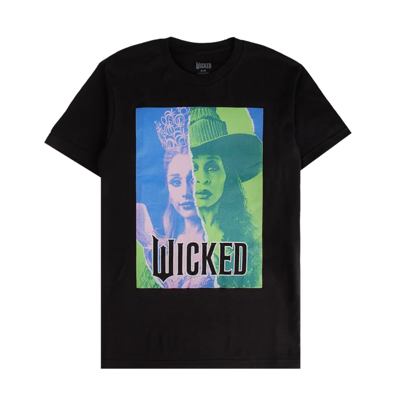Glinda & Elphaba Split Juniors Tee