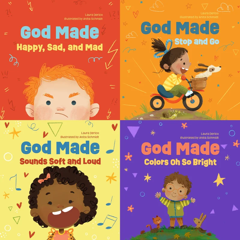 God Made All of Me 4-Pack  Laura Derico & Anita Schmidt (God Made All of Me Series) | David C Cook