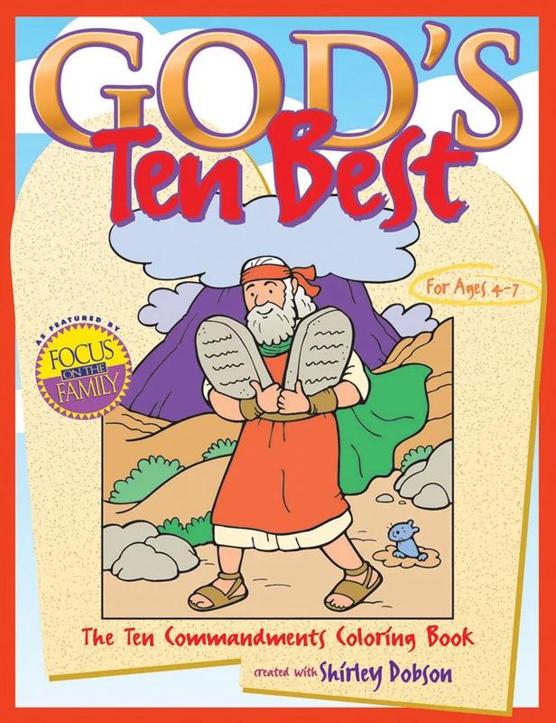 God's Ten Best Coloring Book