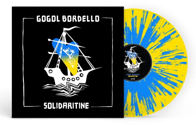 GOGOL BORDELLO SOLIDARITINE LP (Limited Edition  Only 300 Made, Yellow with Blue Splatter Vinyl)