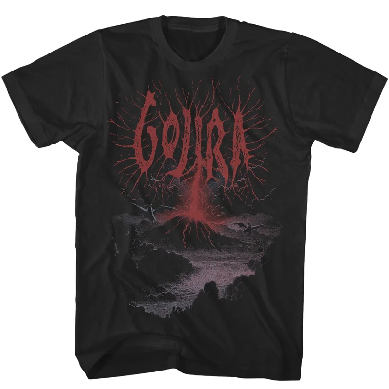 GOJIRA VOLCANO T-SHIRTS black