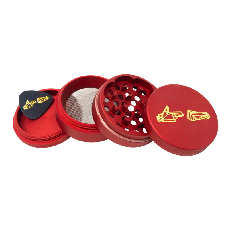 GOLDEN HANDS RED HERB GRINDER