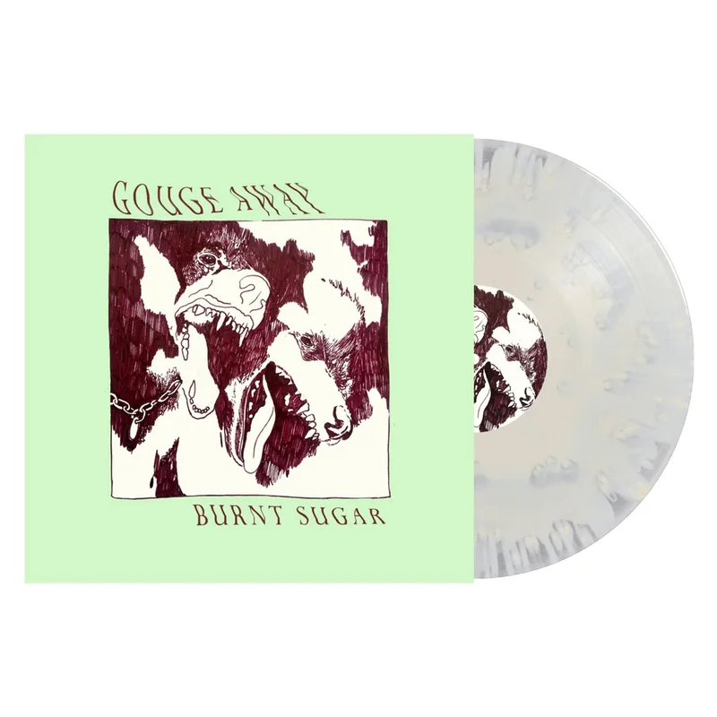 GOUGE AWAY 'BURNT SUGAR' LP (Cloudy Bone & Clear Vinyl)