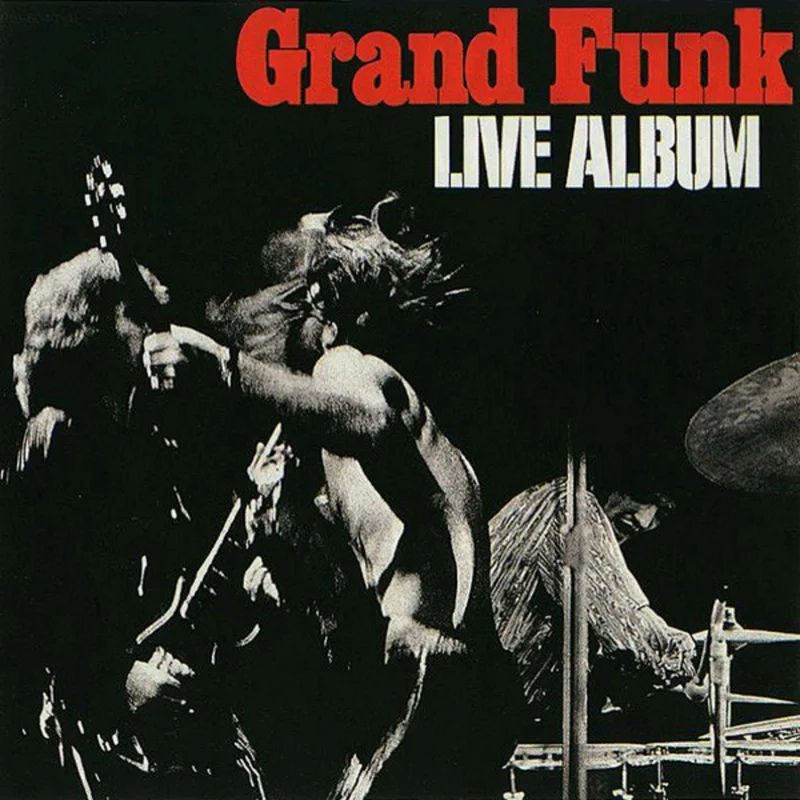 GRAND FUNK RAILROAD 'LIVE ALBUM' 2LP (Red Vinyl)
