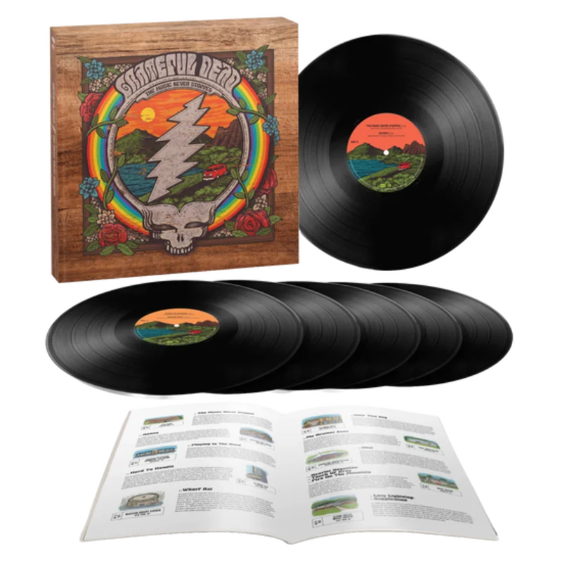 GRATEFUL DEAD 'THE MUSIC NEVER STOPPED (LIVE)' 6LP (Anniversary Edition)