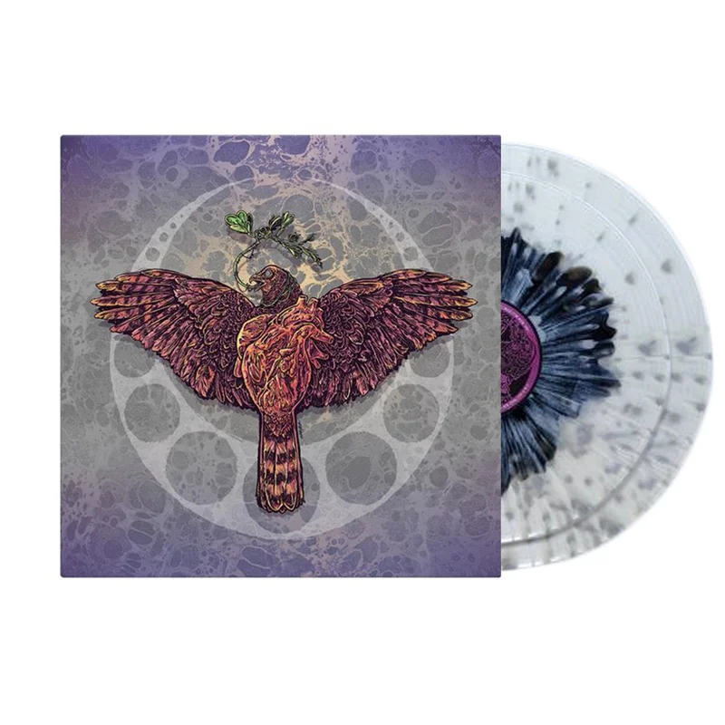 Gravebloom Clear W/ Black & Grey Splatter Vinyl LP