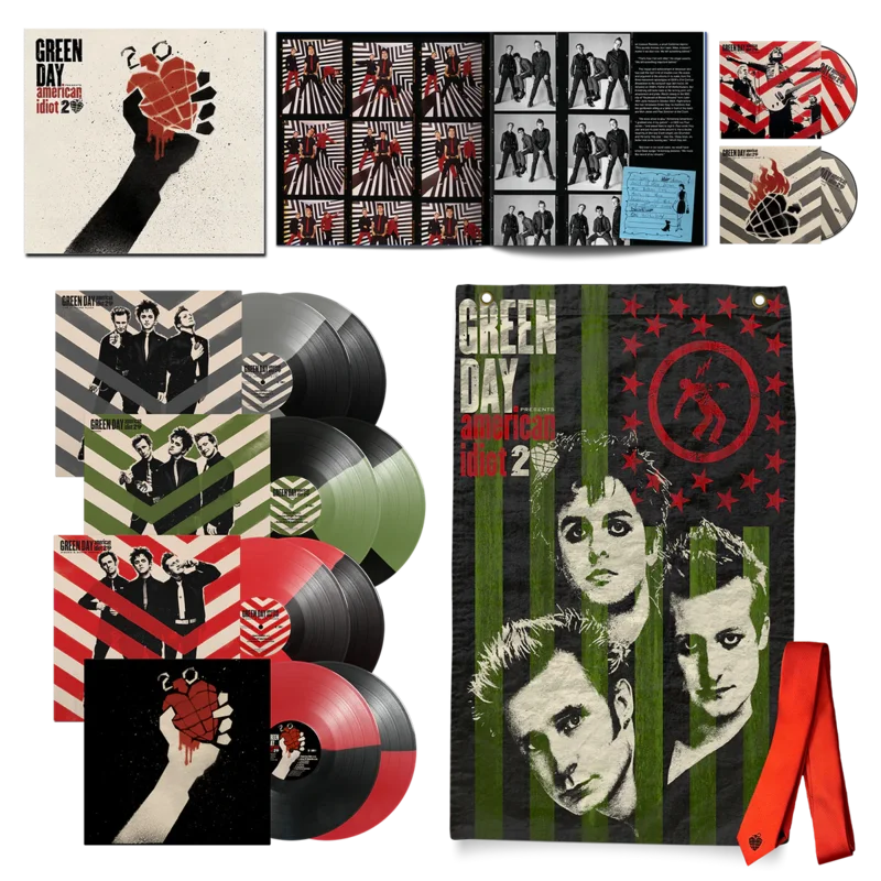 GREEN DAY 'AMERICAN IDIOT' 8LP + 2 BLU-RAY (20th Anniversary Deluxe Edition Box Set)