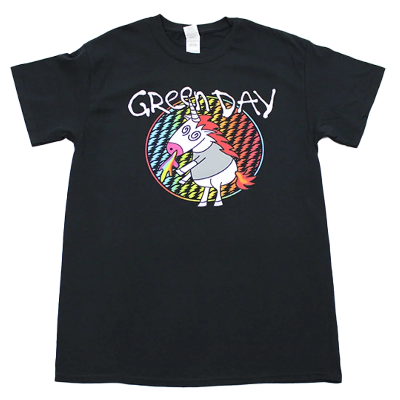 GREEN DAY 'PUKING UNICORN' T-SHIRT