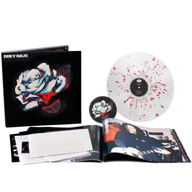 GREY DAZE 'AMENDS' LP+CD (Deluxe Edition  Bone & Red Splatter Vinyl)