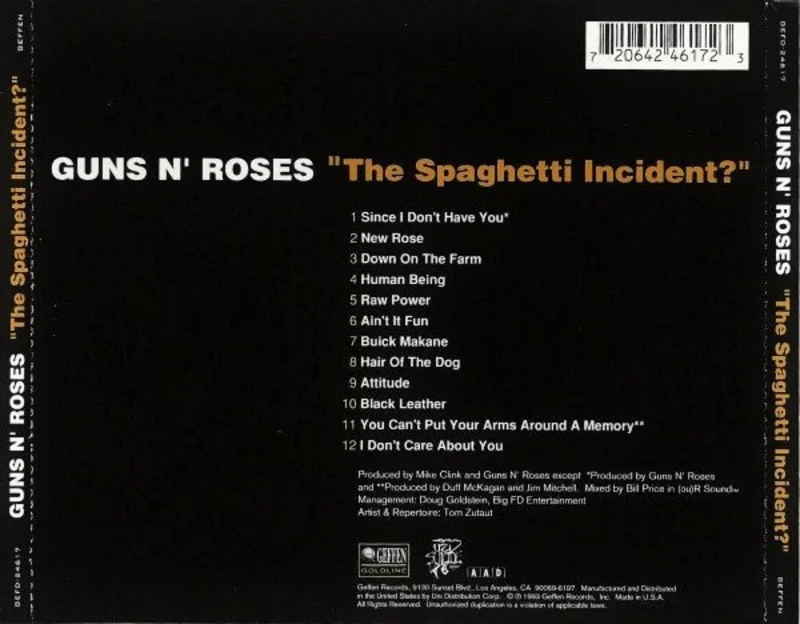 Guns N' Roses - "The Spaghetti Incident?"