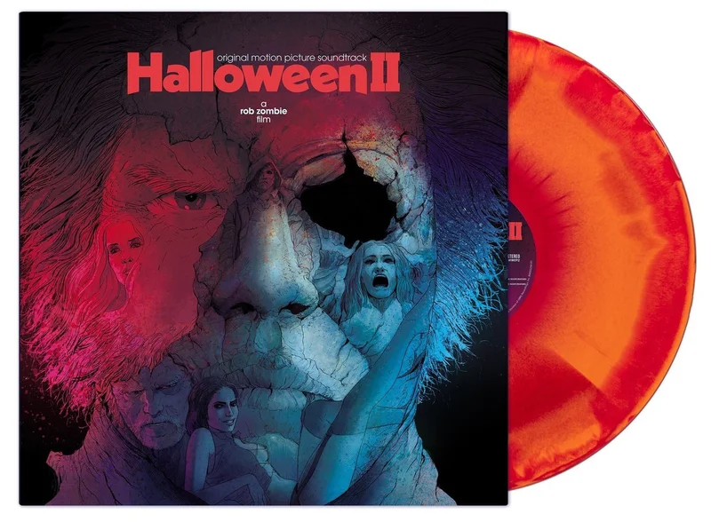 HALLOWEEN II SOUNDTRACK LP (Pumpkin Orange, Candy Apple Red, Magenta Swirl Vinyl, Featuring Rob Zombie, The Moody Blues, Motrhead, and more)